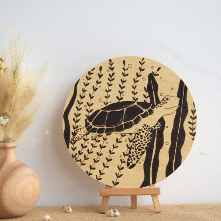 Gravure Tortue - Faite Main