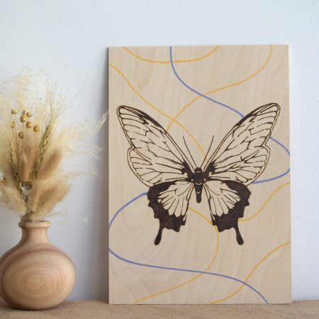 Gravure Papillon - Faite Main