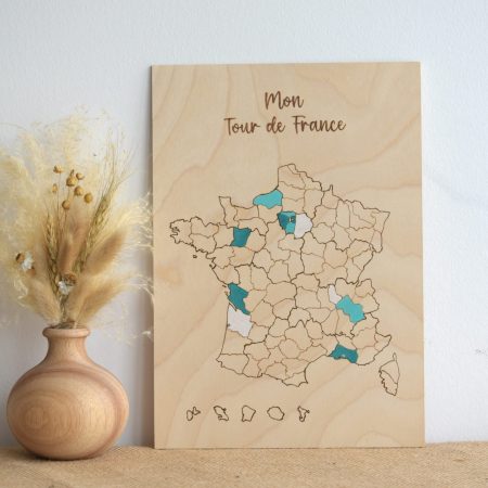 Carte de France à Remplir - Faite Main