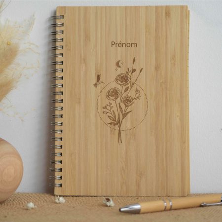 Carnet en Bambou - Personnalisé